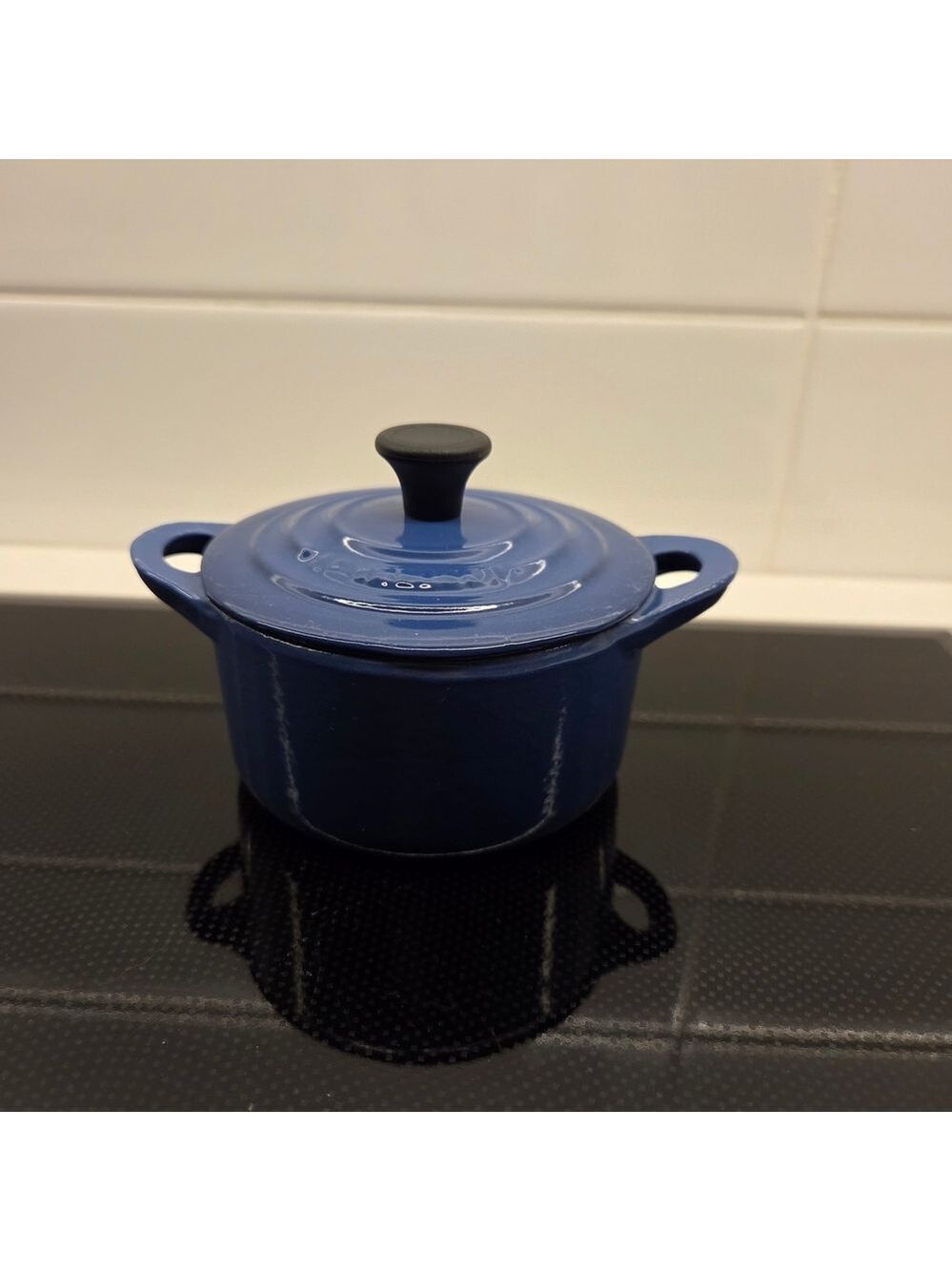 Le CREUSET Blue Cast Iron Mini Cocotte
